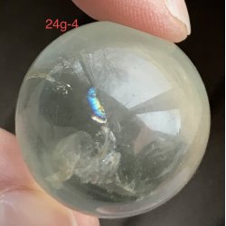 Sm citrin kugle 24gram, 26mm. 