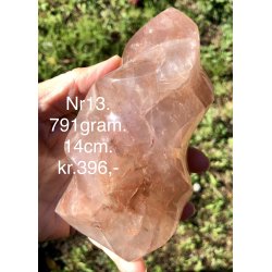 Hematoid kvarts / ild kvarts flamme-13