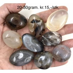 Botswana agat lommesten 20-30gram. 