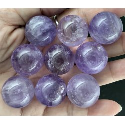 Ametyst sm kugle 18-19gram. 23,5mm. 