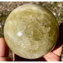 citrin kvarts kugle-1, 