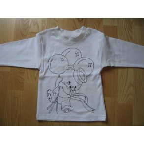 lang ærm børne t-shirts med motiv nr.08