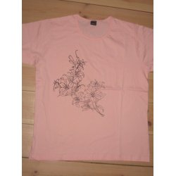 t-time lady t-shirts, med blomster motiv.