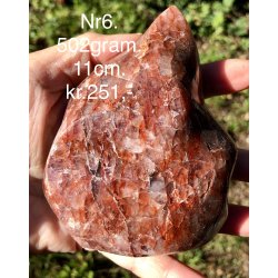 Hematoid kvarts / ild kvarts flamme-6