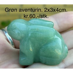 Grn aventurin. 2x3x4cm. 