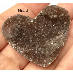 Druzy ametyst eller agat hjerte nr4-7 til kr.50,-