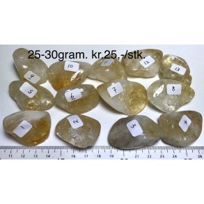 Citrin lommesten. 25-30gram. 