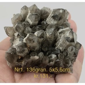 Rgkvarts krystal klynge-1