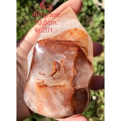 Hematoid kvarts / ild kvarts flamme-3
