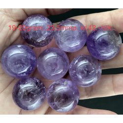 Ametyst sm kugle 19-20gram. 23,5mm. 