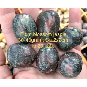 Plum blossom jaspis 30-40gram. 