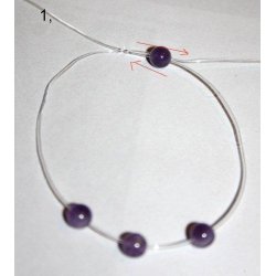 lilla krystal 6mm armb&aring;nd 1 