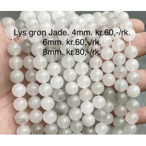 Jade lys grn 8mm