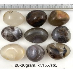 Botswana agat lommesten 20-30gram. 