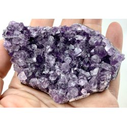 Sm ametyst krystal klynge-2