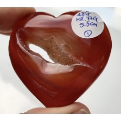 Druzy karneol hjerte-1