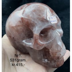 Hematiod kvarts kranie-1