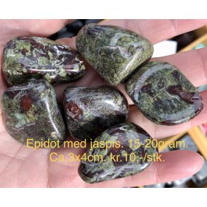 Epidot med jaspis
