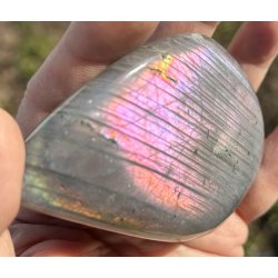 Labradorit pink/lilla flash Freeform-5