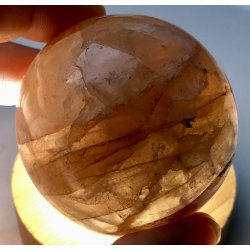 Hematoid kvarts / ild kvarts kugle-9