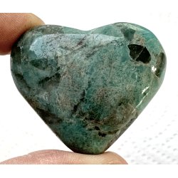 Amazonit med rgkvarts hjerte-9