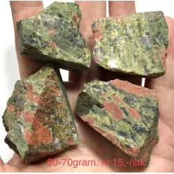 Natur r� unakit, 60-70gram. 