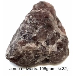 Natur r� jordb�r kvarts