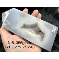 Agat med krystal trn-5