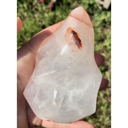 Hematoid kvarts / ild kvarts flamme-3