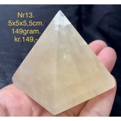 Honning calcit pyramide-13