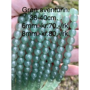Aventurin grn 6mm. 