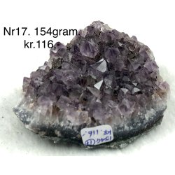 Sm ametyst krystal klynge-17