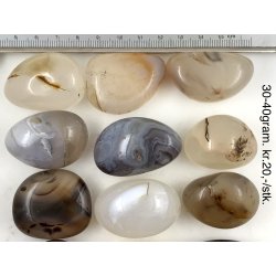 Botswana agat lommesten 30-40gram. 