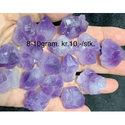 Natur r ametyst blomster 7-10gram. 