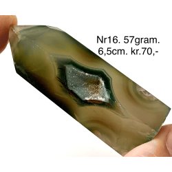 Grn blomster agat trn-16