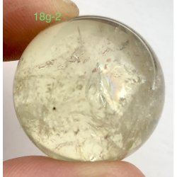 Sm citrin kugle. 18gram. 23mm. 