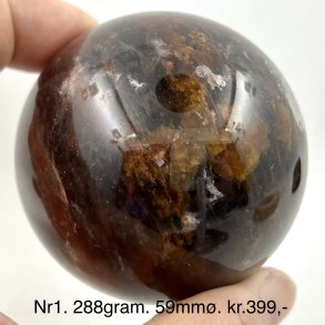 Top kvalitet Hematiod kvarts kugle-1