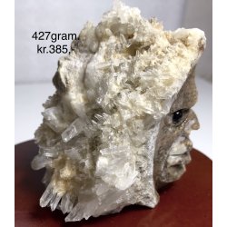 Krystal hoved. 427gram. 