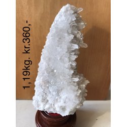 Stor bjergkrystal klynge, 1,19kg. 