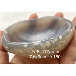 Natur poleret agat skle-8