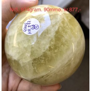 citrin kvarts kugle-5