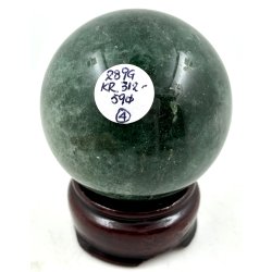 Grn jordbr kvarts kugle-4
