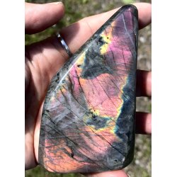 Labradorit pink/lilla flash Freeform-11