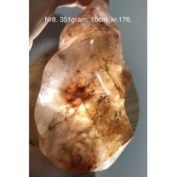 Hematoid kvarts flamme-8