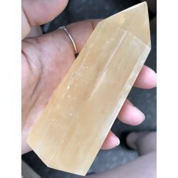 Stor honning calcit krystal trn-4