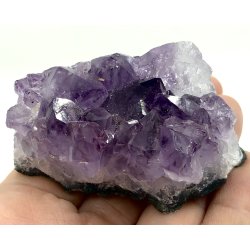 Sm ametyst krystal klynge-4