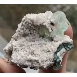 Smukke natur Apophyllit fra Indien -51