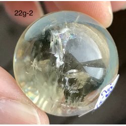 Sm citrin kugle 22gram. 25mm. 