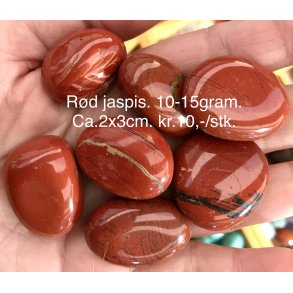 Jaspis lommesten rd. 