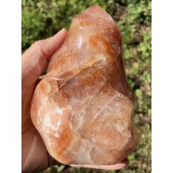 Hematoid kvarts / ild kvarts flamme, 842gram. 